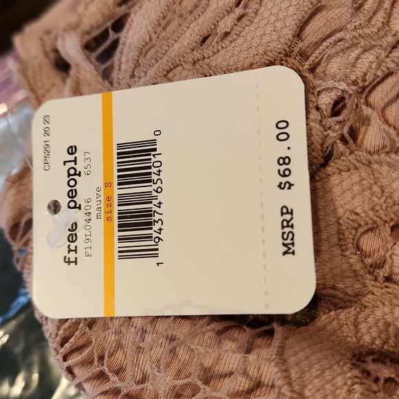 Free People Adella Cami in Dusty Mauve sz Small MSRP $68 FP1035 - Picture 10 of 10